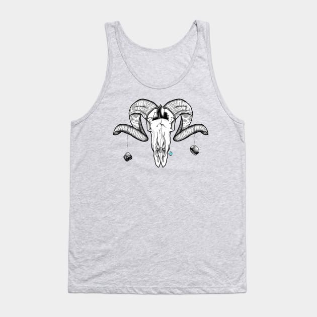 Ram x Black Obsidian Tank Top by ColorMix Studios